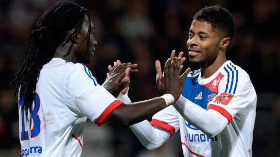 Bafetimbi Gomis was on the scoresheet for Lyon