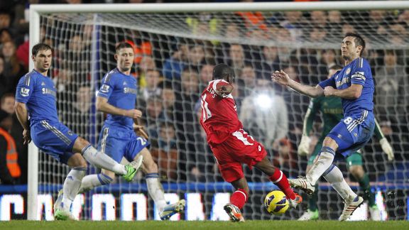 Shaun Wright-Phillips scores to put QPR in front against Chelsea