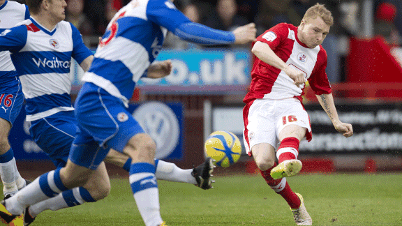 Nicky Adams goal Crawley vs Reading 