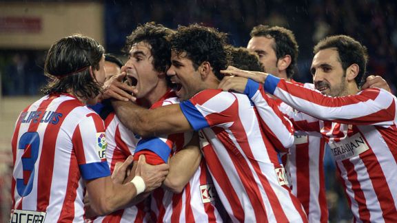 Atletico Madrid group celeb