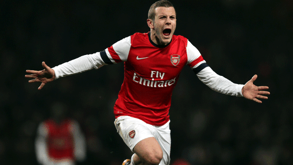 Jack Wilshere Arsenal goal vs Swansea