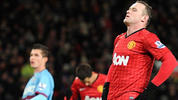 Wayne Rooney missed his second penalty of the season against West Ham