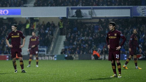 Manchester City endured a frustrating trip to Loftus Road