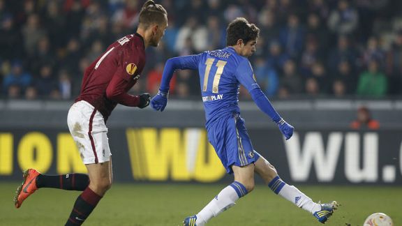 Oscar proved the difference between Chelsea and Sparta Prague