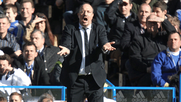 Rafa Benitez Chelsea v BRentofrd