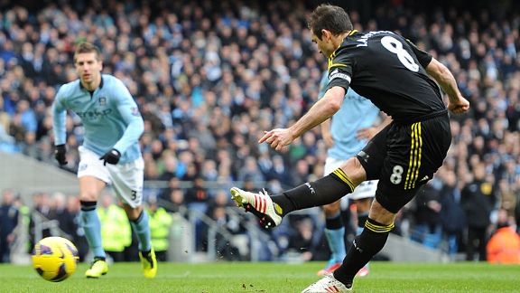 Frank Lampard penalty miss v City