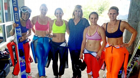 U.S. Women's ski jumpers