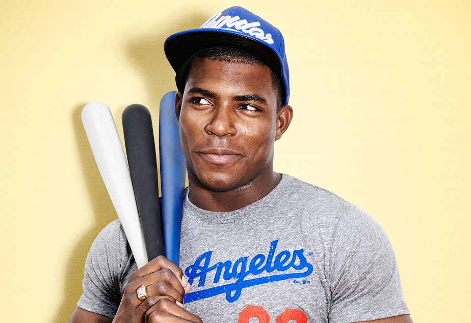 The many emotions of the Los Angeles Dodgers' Yasiel Puig