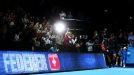 El choque entre Del Potro y Federer