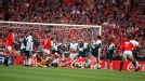 Manchester Utd 1-0 Liverpool, 1996: Eric Cantona made his mark at Wembley, taking a backward step to fire a memorable goal past the Liverpool defence.