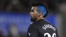 Sandro sported an interesting haircut for Tottenham's Carling Cup clash with Stoke