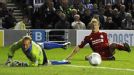 Dirk Kuyt fires home Liverpool's second at Brighton