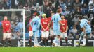 Aleksandar Kolarov fires home his free-kick right after the restart