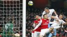 Richard Dunne heads Villa in front at Arsenal