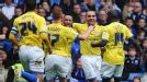 David Murphy of Birmingham City celebrates the opening goal