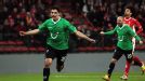 Lars Stindl celeb Hannover v Standard