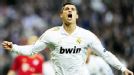 Cristiano Ronaldo celebrates his early penalty against Bayern.