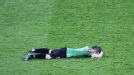 Iker Muniain falls to the ground in tears after Diego netted the third