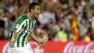 Ruben Castro Real Betis celeb v Barcelona 