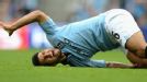 Sergio Aguero injury Man City v Southampton