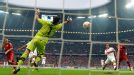 Bastian Schweinsteiger heads in Bayern Munich's six goal