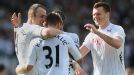 Dimitar Berbatov celebrates