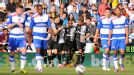 Jermain Defoe celebrates his, and Spurs', first goal against Reading