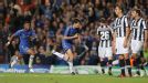 Oscar celebrates after netting a stunning second goal two minutes after his opener to double Chelsea's lead