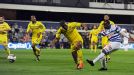 QPR's Junior Hoilett scores his side's first goal against Reading