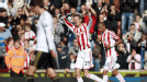 Peter Crouch celebrates