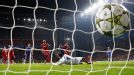 Chelsea striker Juan Mata scores his second goal against FC Nordsjaelland