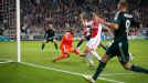 Cristiano Ronaldo lurks at the far post before scoring from Karim Benzema's cut back