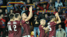 Sparta Prague final whistle celeb v Athletic