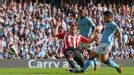 Sergio Aguero scores 