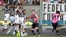 Andrea Pirlo scores Juventus' opening goal
