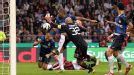 Walter Samuel scores the only goal of the game for Inter