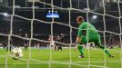 Joe Hart looks on as Siem de Jong's effort finds the back of the net