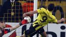 Robert Lewandowski fires Dortmund into the lead against Real Madrid
