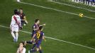 Lionel Messi scored Barcelona's second goal against Rayo Vallecano