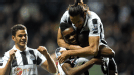 Newcastle United team celeb Papiss Cisse goal 