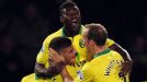 Alexander Tettey celebrates bringing Norwich level
