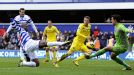 Djibril Cisse pokes past Alex McCarthy to bring QPR level against Reading