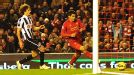 Luiz Suarez has the simple task of putting the ball in the back of the net for Liverpool's equaliser after expertly rounding Tim Krul
