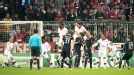 Lille's Florent Balmont deflects Arjen Robben's free-kick past his own goalkeeper for Bayern's third