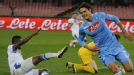 Edinson Cavani fired four goals for Napoli against Dnipro