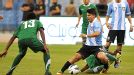 Osama Hawsawi fouls Sergio Aguero