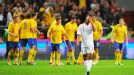Raheem Sterling is a pained man after Sweden score