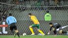 Robert Cornthwaite can't miss to give Australia a 2-1 win over South Korea