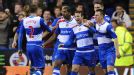 Adam Le Fondre celeb Reading v Everton