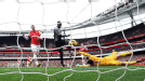 Net-view Adebayor goal Arsenal v Tottenham